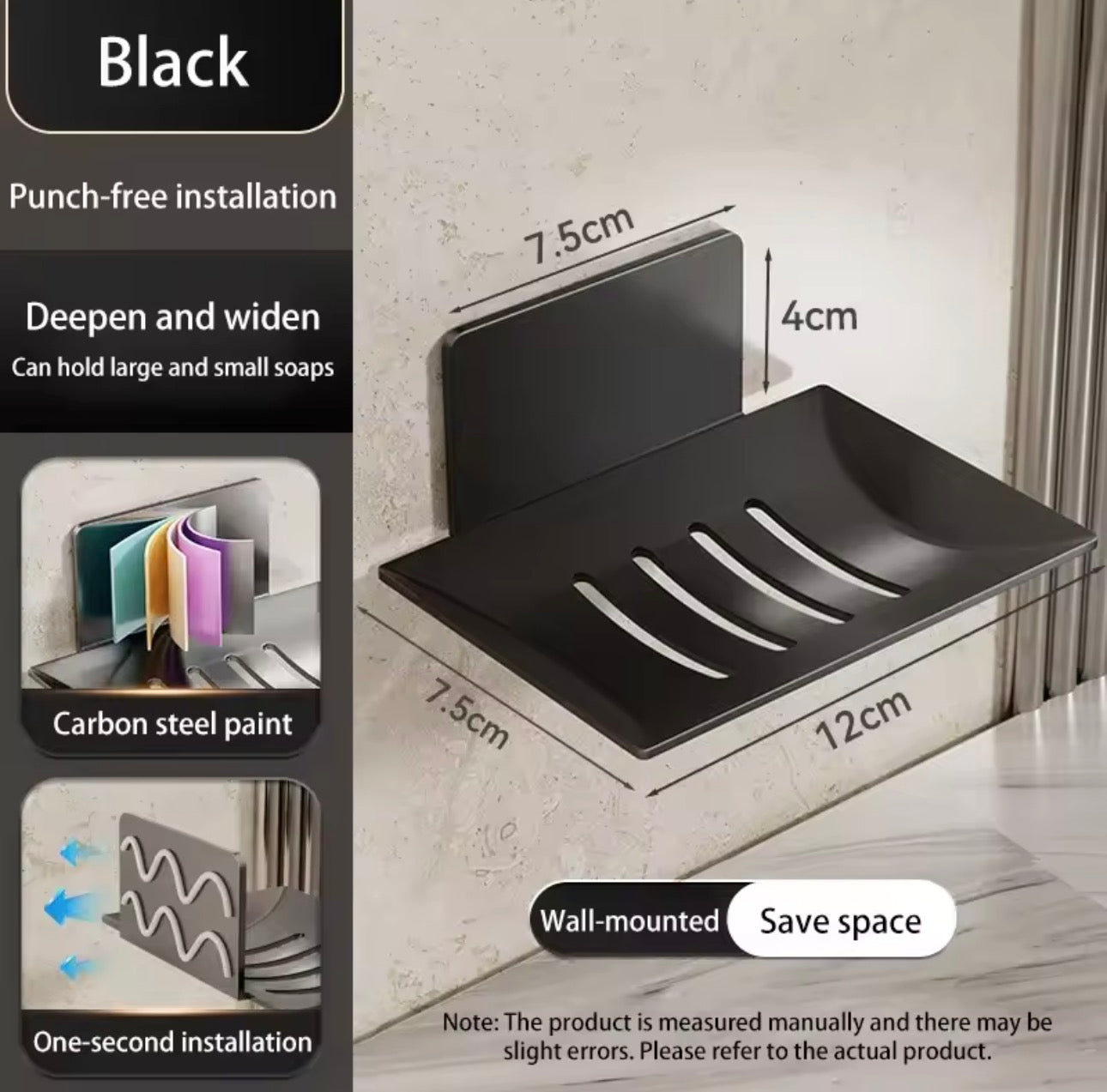 Wall-Mounted Soap Holder