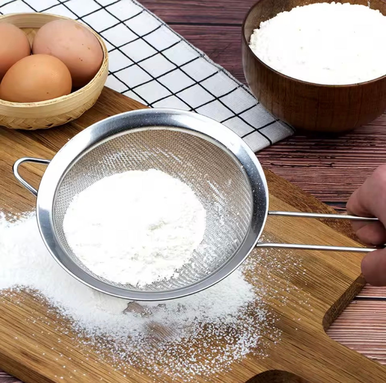 3pcs Fine Mesh Strainers Set