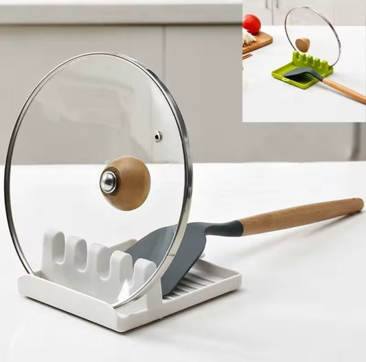 Smart Kitchen Utensil Rest & Lid Holder