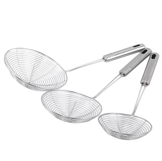 Steel Fine Mesh Skimmer Spoon