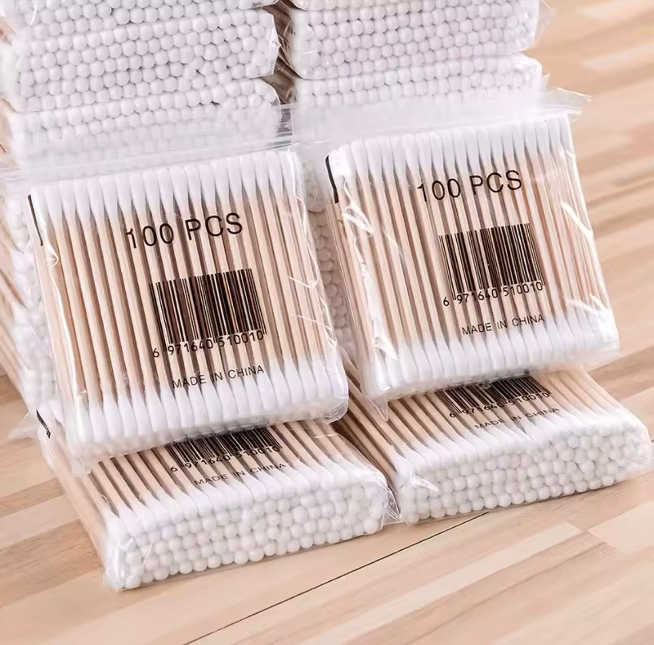 100 Double Round Headed Cotton Swabs