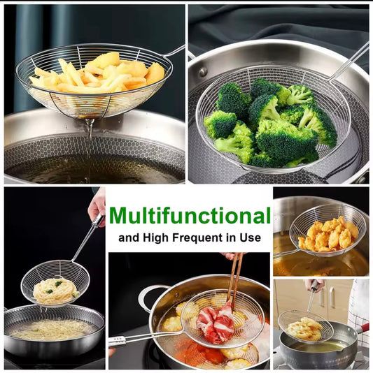 Steel Fine Mesh Skimmer Spoon