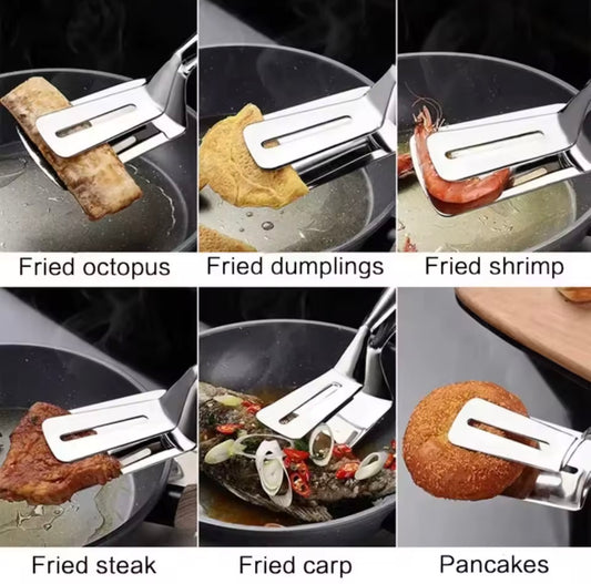 2-in-1 Spatula Tongs